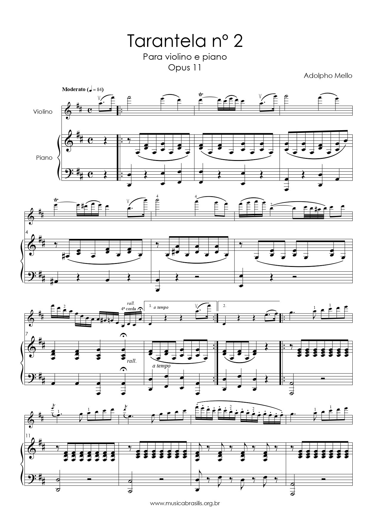 Tarantela nº 2 op. 11