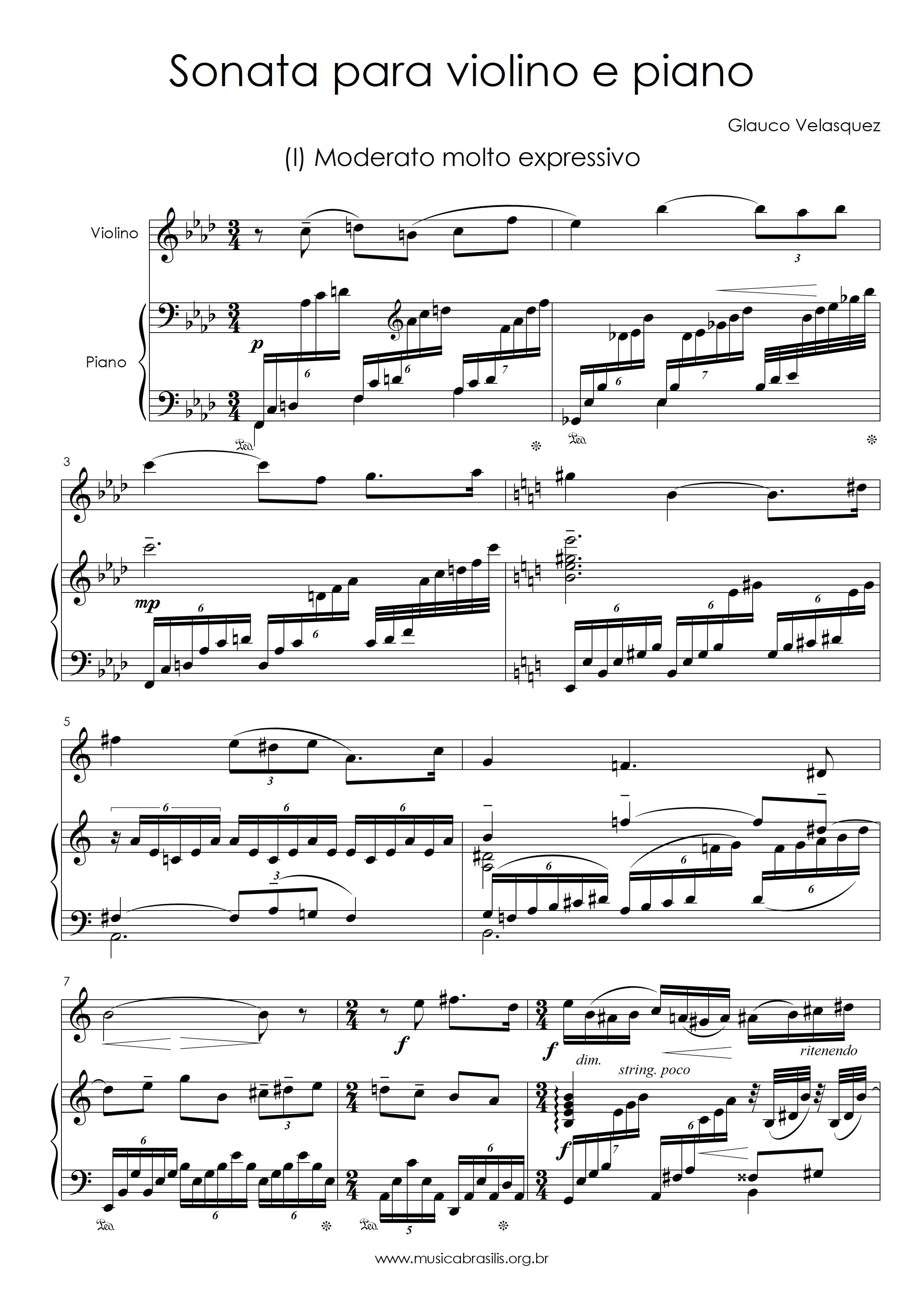 Sonata para violino e piano