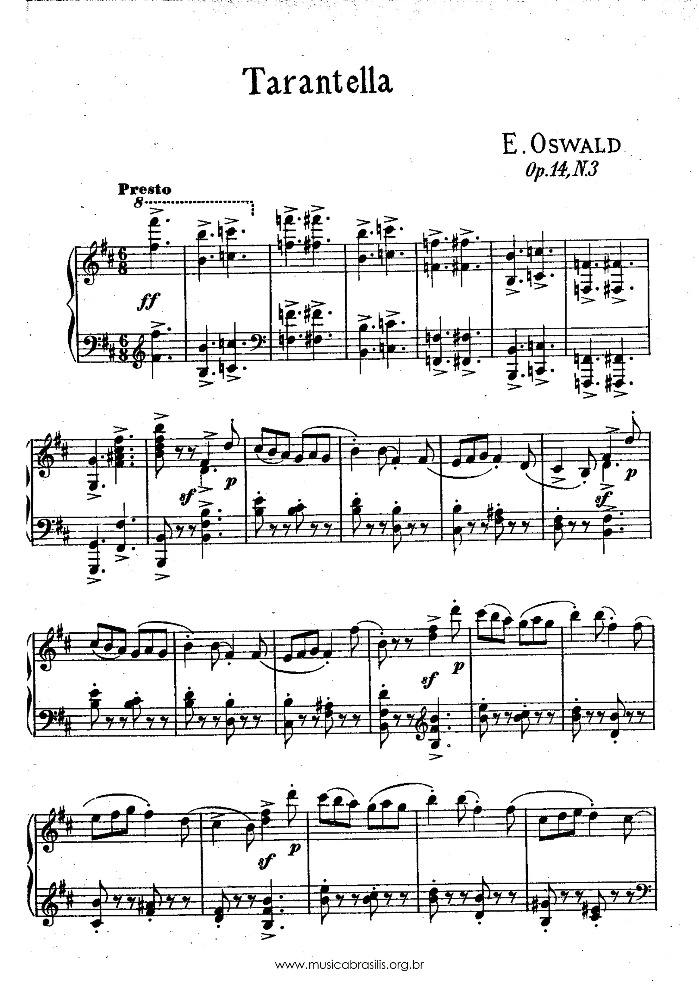 Tarantela Op. 14, nº 3