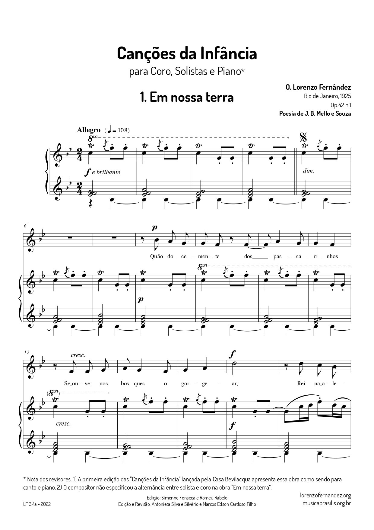 Canções da infância op.42