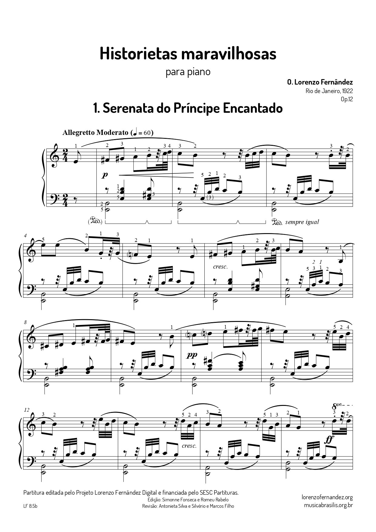 Historietas maravilhosas op.12