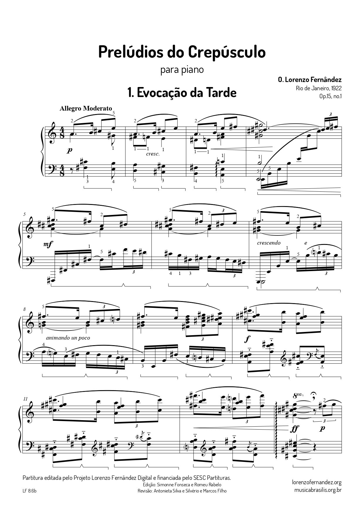 Prelúdios do crepúsculo op.15