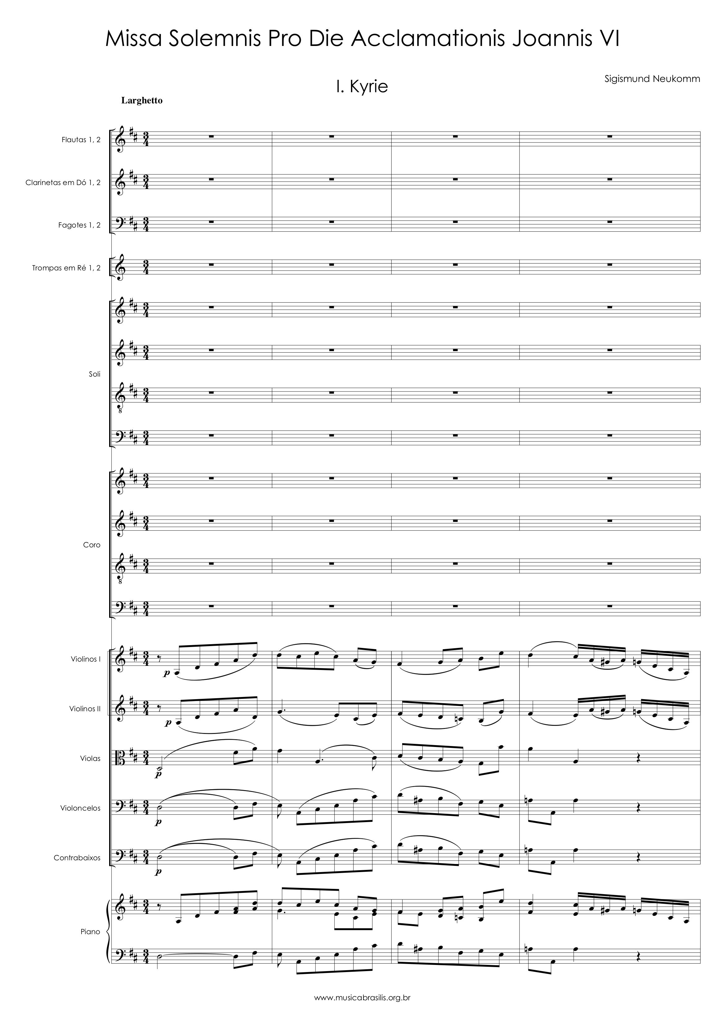 Missa Solemnis pro Die Acclamationis S. M. Johannis VI