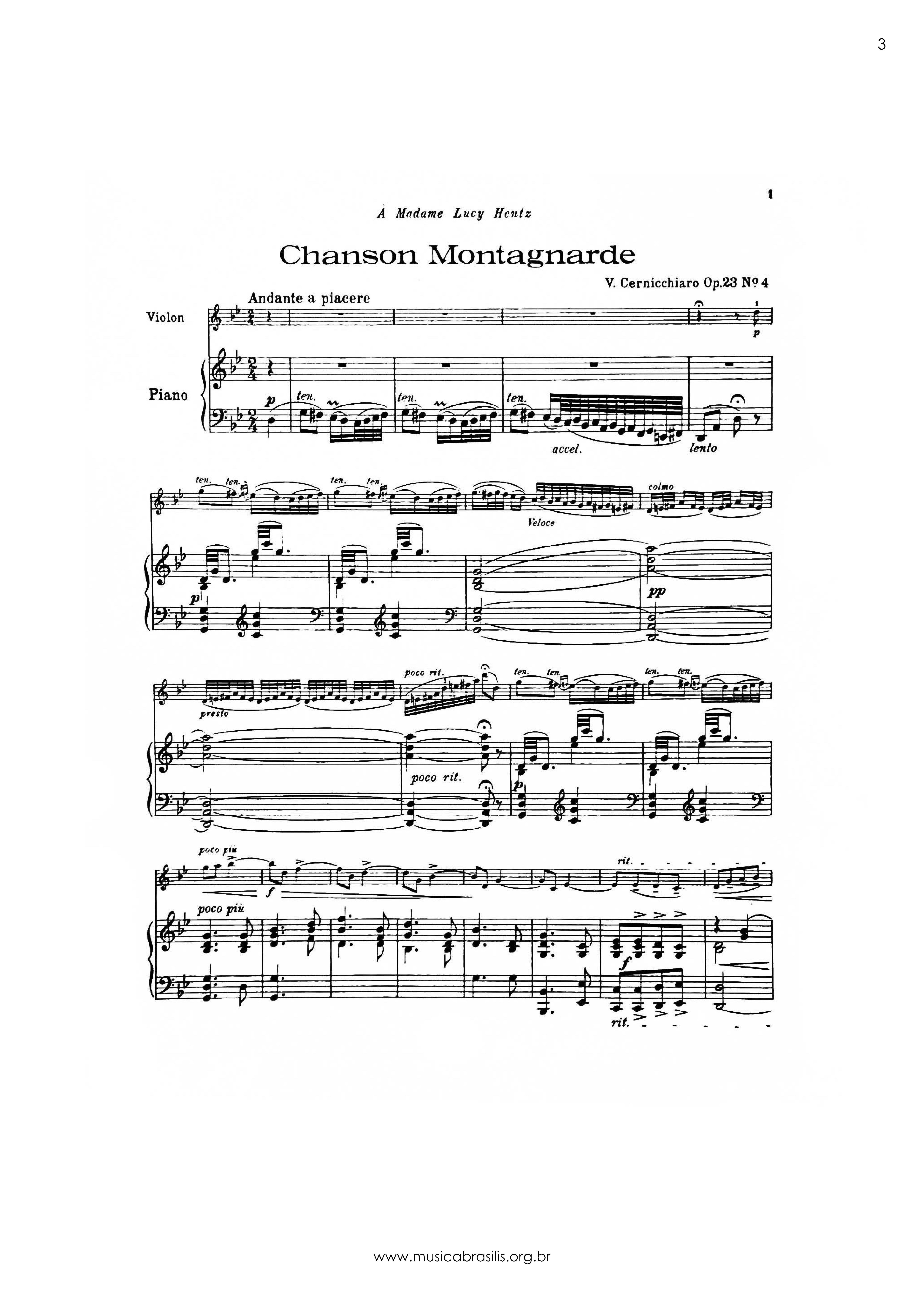 Chanson montagnarde