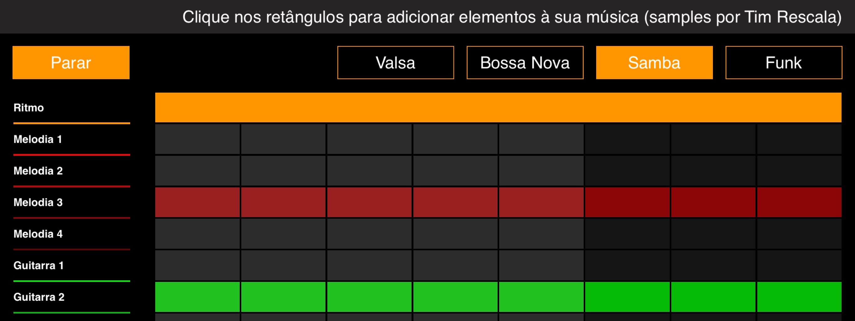 Musica Brasilis - Jogo de compor